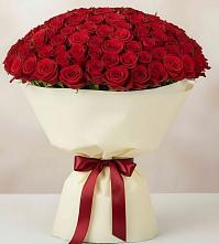 Букет 101 Красная роза Милано в Кирове Калужской области