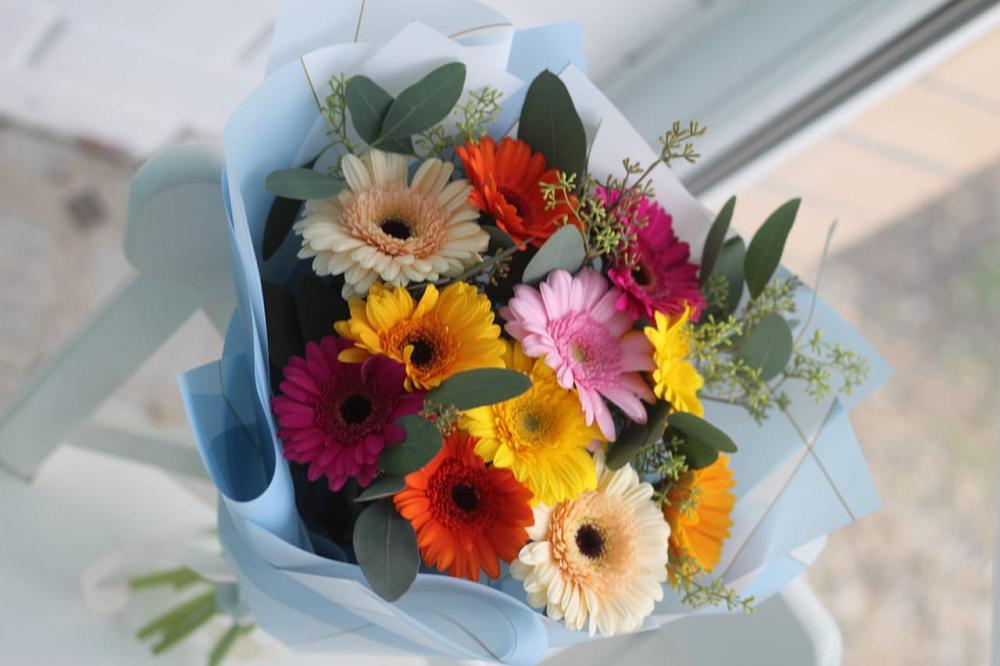 Букет цветов из: Герберы в Кирове Калужской области