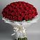 Букет 101 Красная роза Блэк Мэджик в Кирове Калужской области