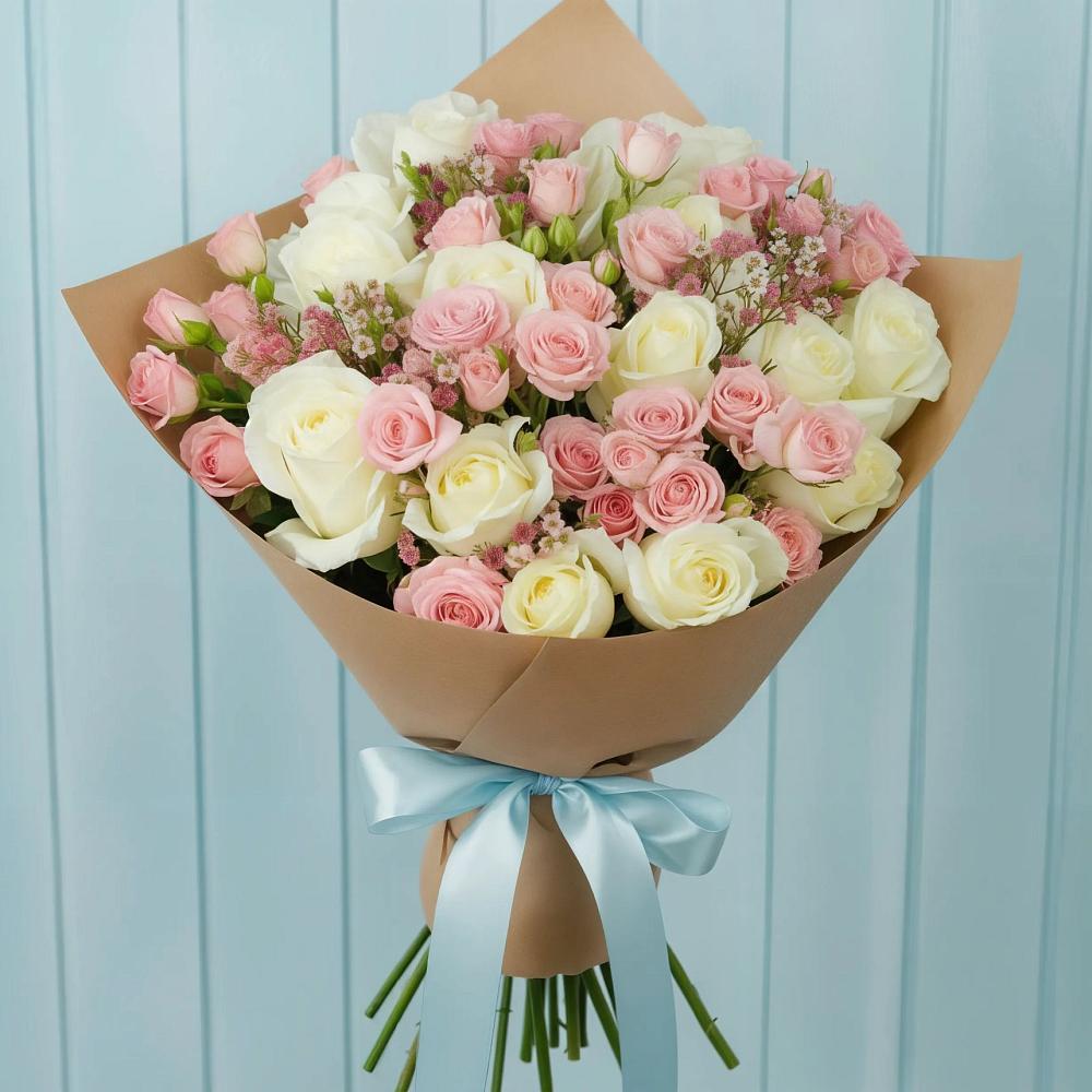 Букет цветов из: Розы в Кирове Калужской области
