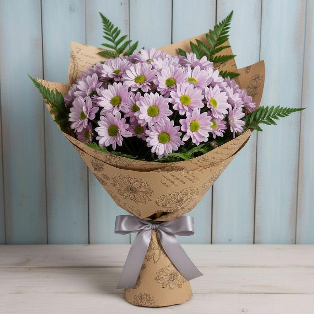 Букет цветов из: Хризантемы в Кирове Калужской области