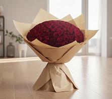 Букет 101 Красная роза в Кирове Калужской области
