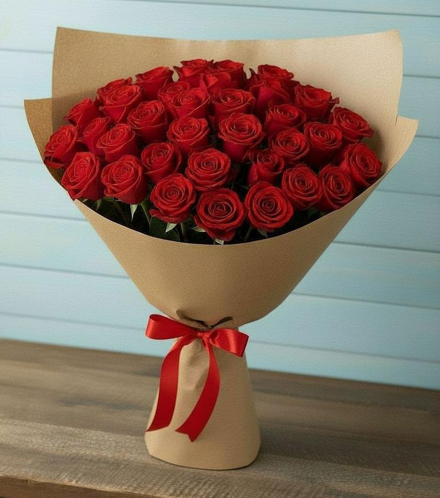 Букет Красные розы Милано в Кирове Калужской области