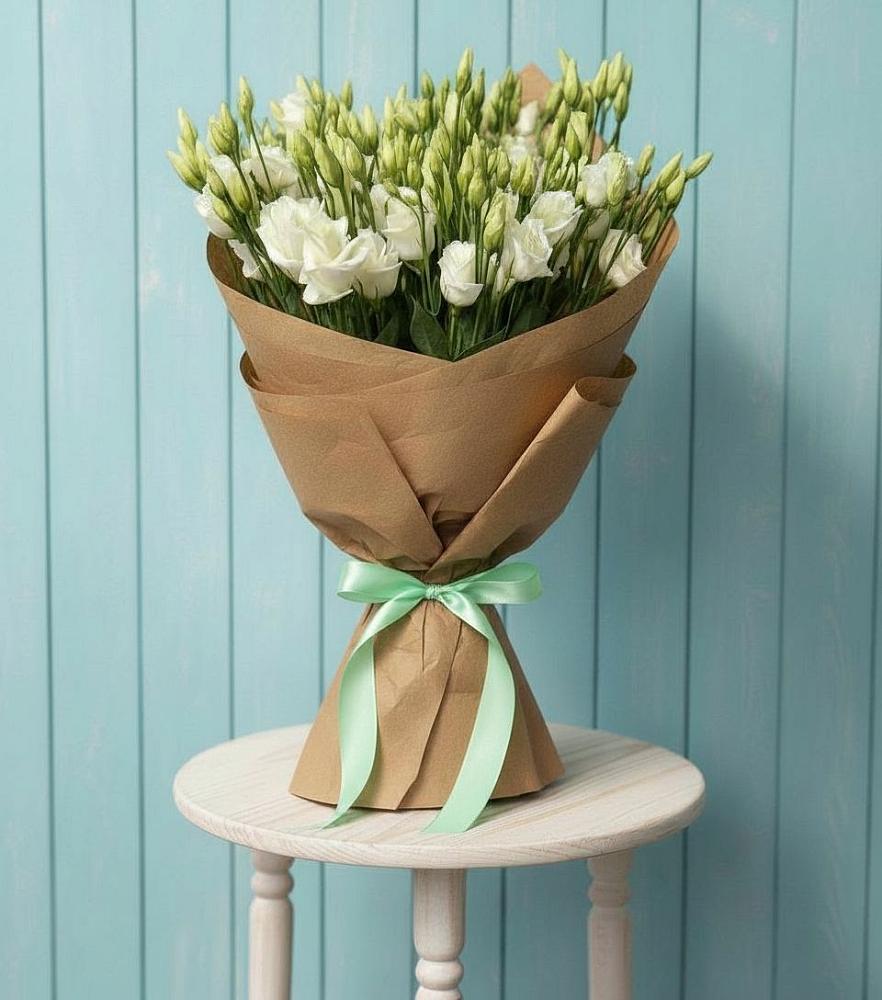 Букет цветов из: Лизиантусы в Кирове Калужской области