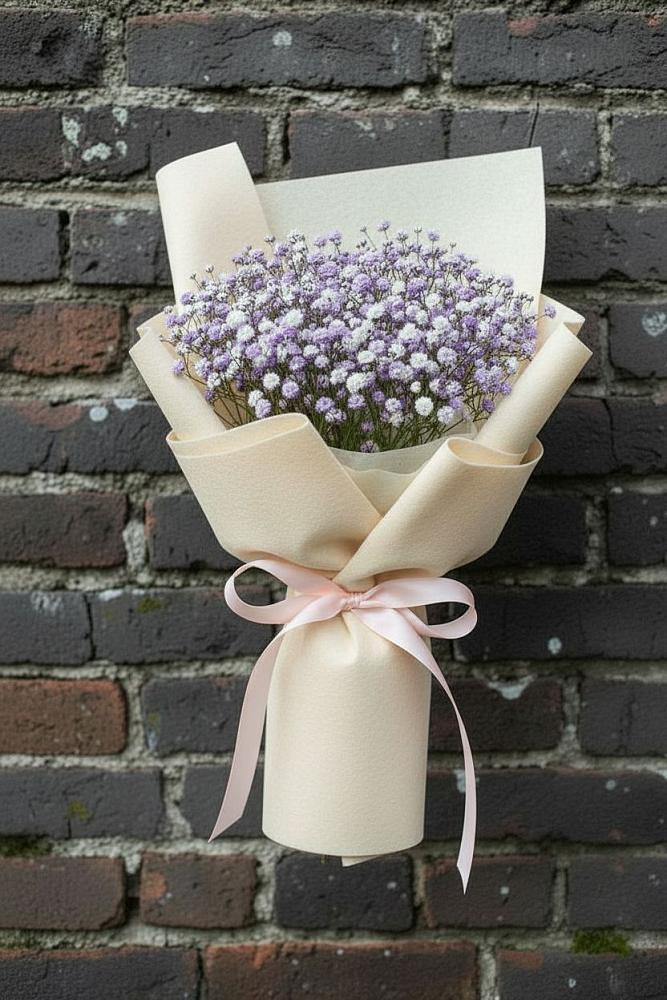 Букет цветов из: Гипсофила в Кирове Калужской области