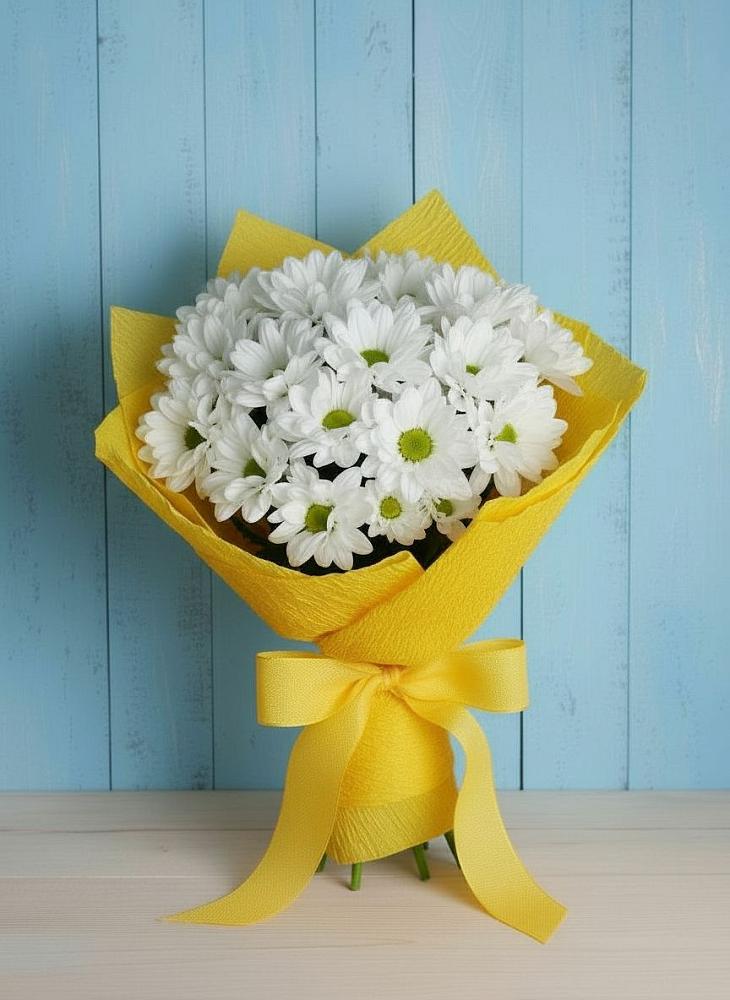 Букет цветов из: Хризантемы в Кирове Калужской области