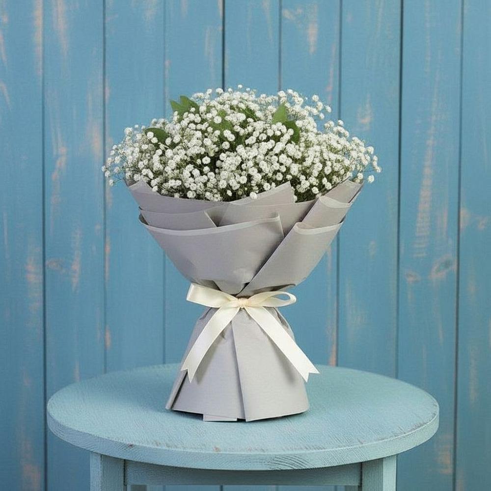 Букет цветов из: Гипсофила в Кирове Калужской области