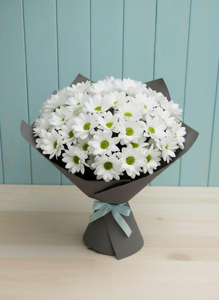 Букет цветов из: Хризантемы в Кирове Калужской области