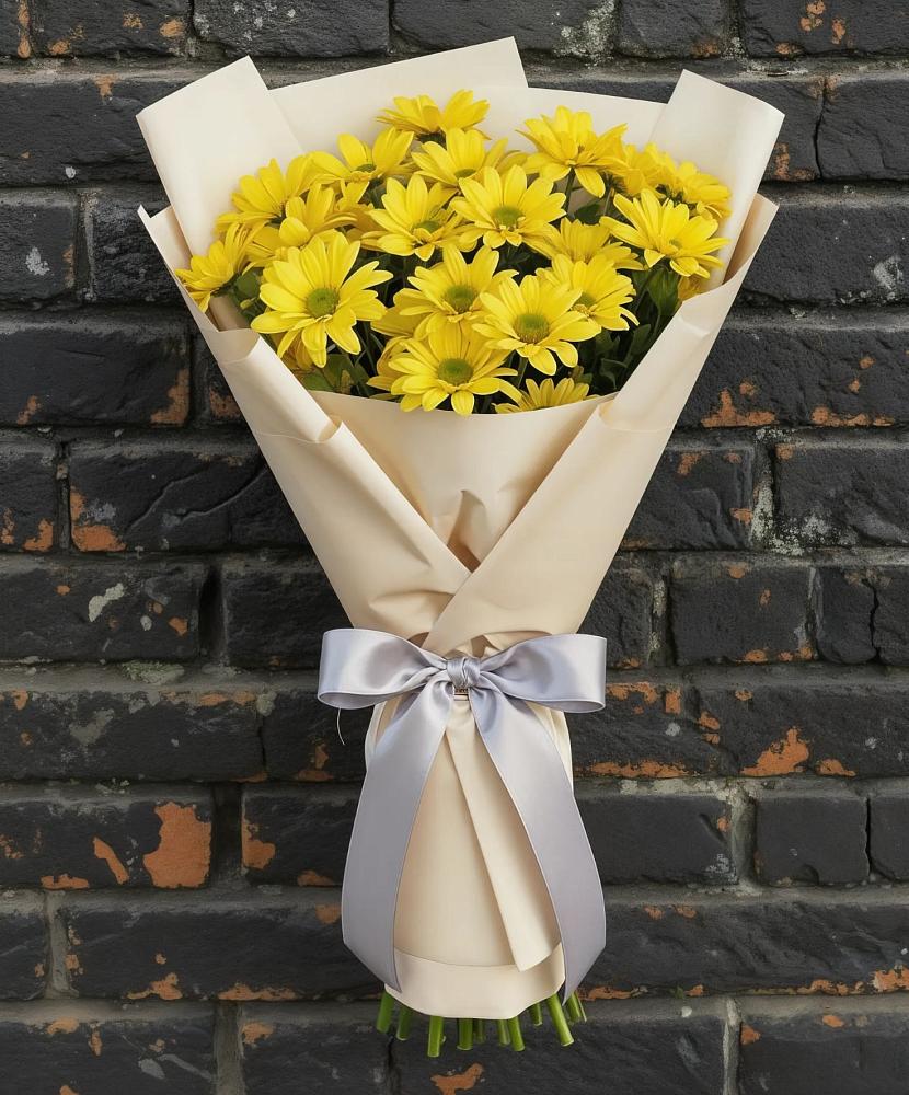 Букет цветов из: Хризантемы в Кирове Калужской области