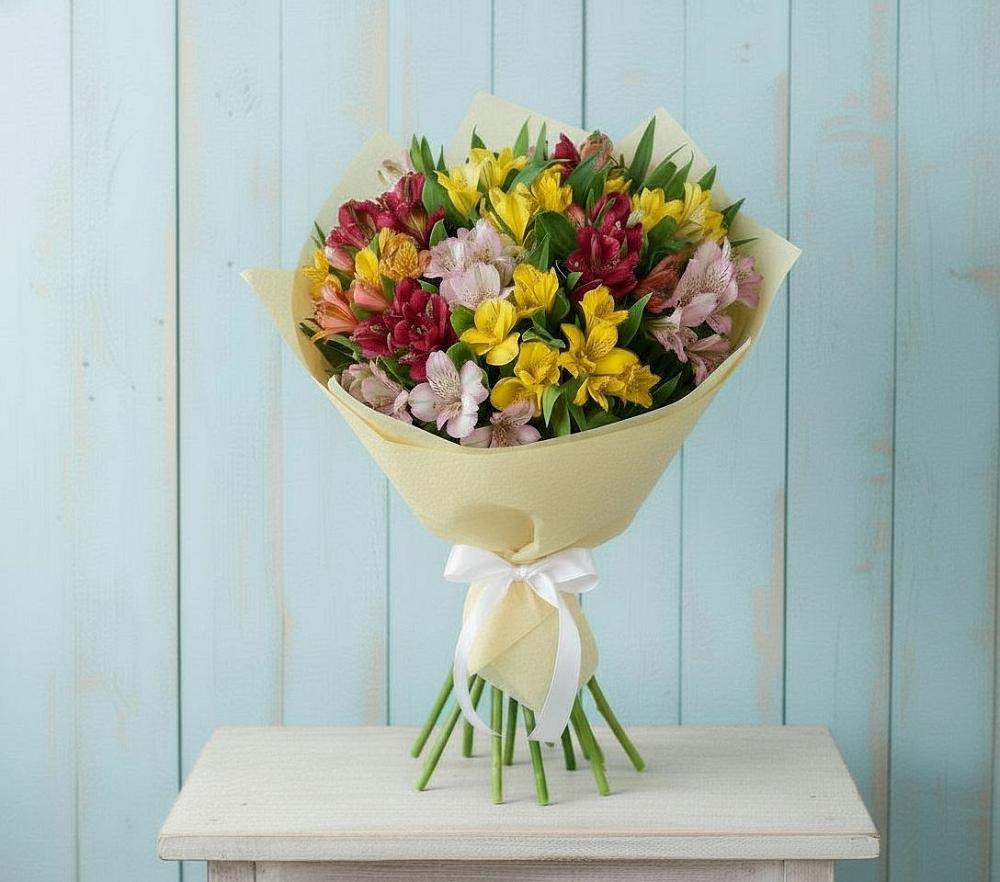 Букет цветов из: Альстромерии в Кирове Калужской области