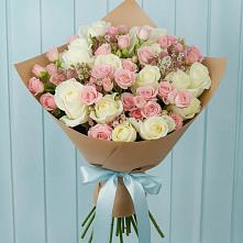 Букет цветов из:  Розы в Кирове Калужской области